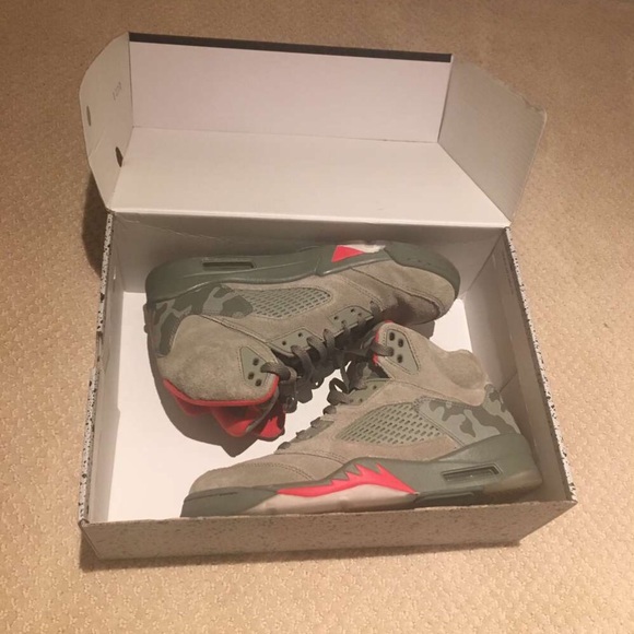 Air jordan 5 Retro Camo 2017 size 8.5 men’s - Picture 3 of 7